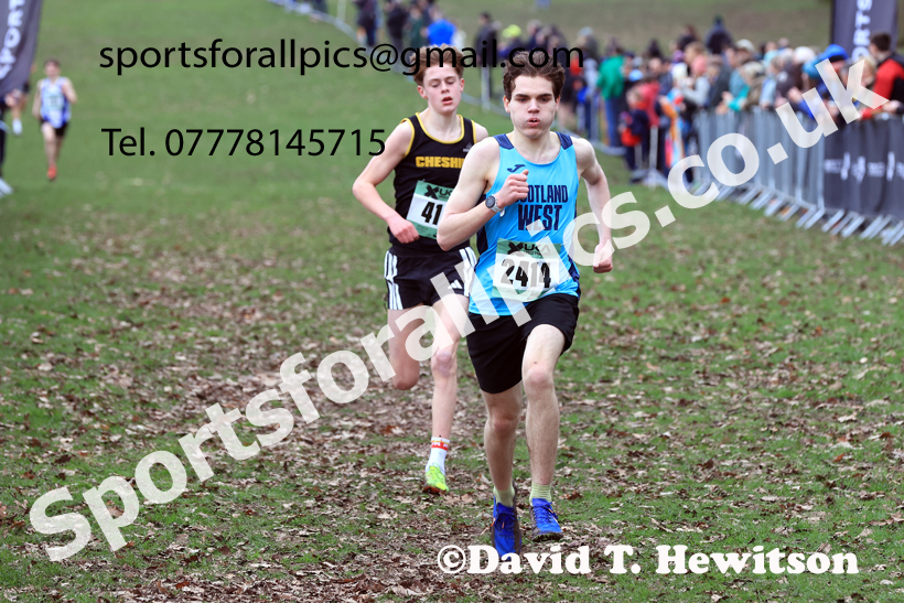 Mens Under-17s 2026 UK CAU Inter Counties Cross Country, Wollaton Park, Nottingham. Photo: David T. Hewitson/Sports for All Pics
